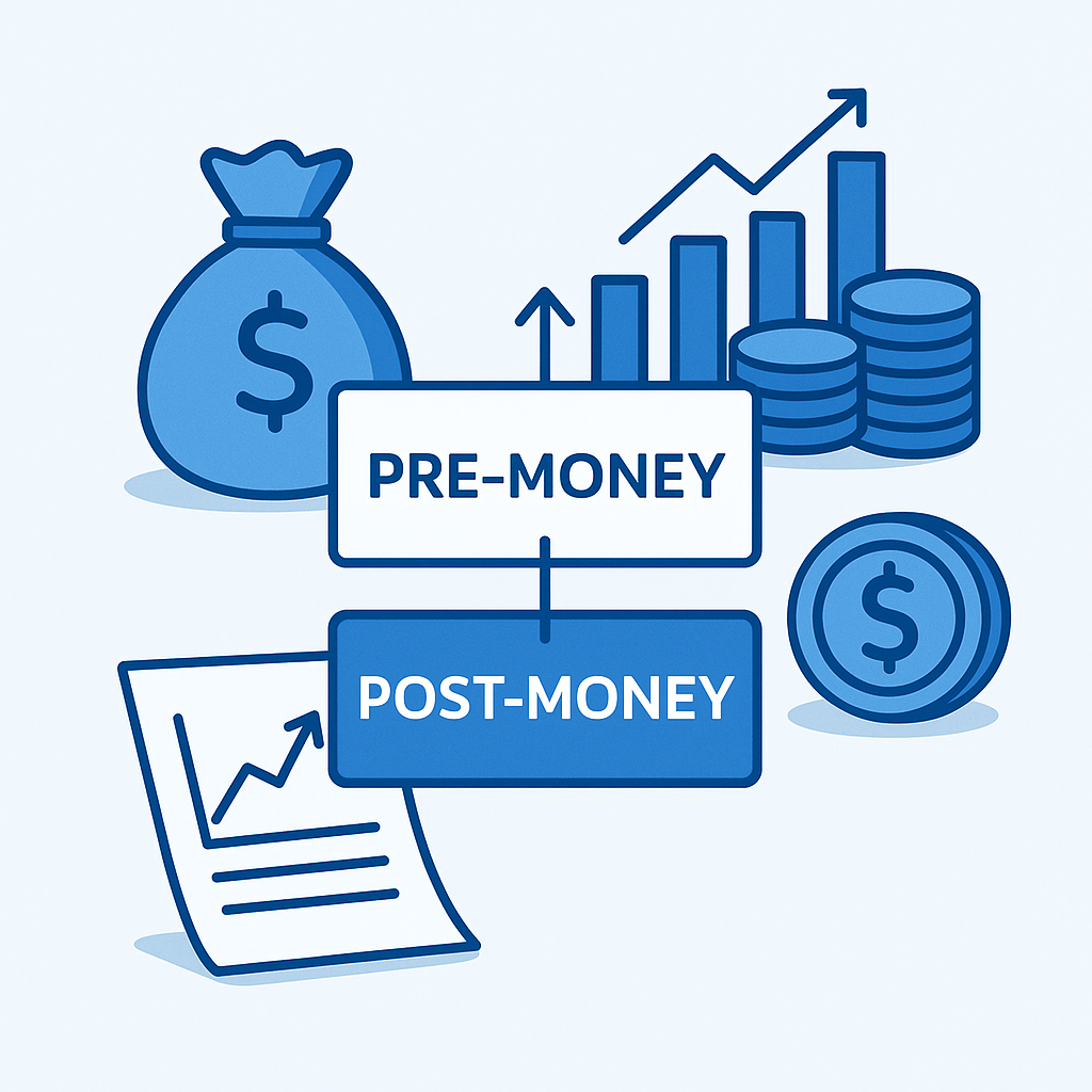 كيف تقيم شركتك الناشئة؟ الفروقات بين Pre-Money و Post-Money
